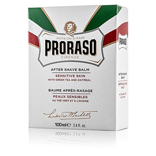 Proraso After Shave Balm for Men, Sensitive Skin Moisturizer with Oatmeal and...
