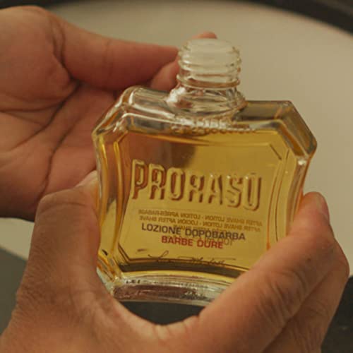 Proraso After Shave Lotion, Moisturizing and Nourishing for Coarse Beards wit...
