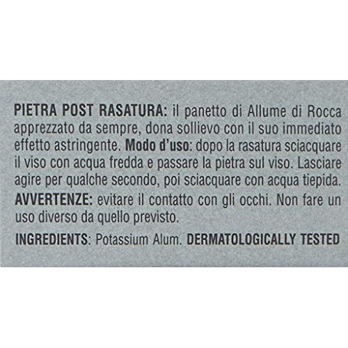 Proraso Post-Shave Stone, Natural Alum Block