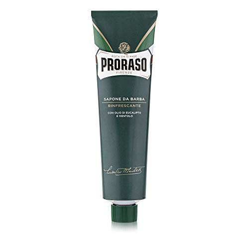 Proraso Shaving Cream for Men, Refreshing and Toning with Menthol and Eucalyp...
