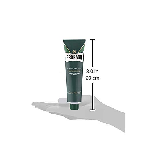 Proraso Shaving Cream for Men, Refreshing and Toning with Menthol and Eucalyp...