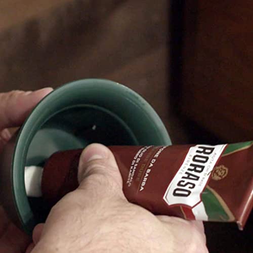 Proraso Shaving Cream, Moisturizing and Nourishing for Coarse Beards with San...