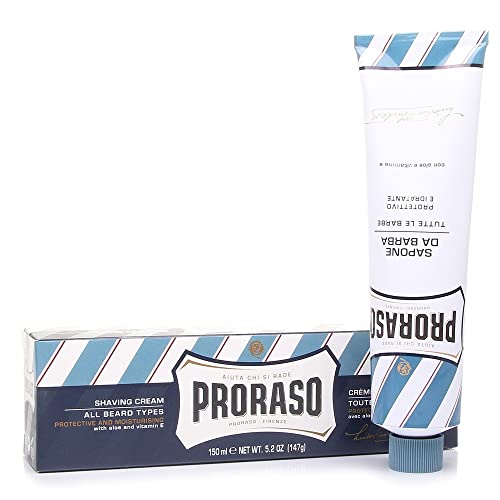 Proraso Shaving Cream, Protective and Moisturizing with Aloe Vera and Vitamin...