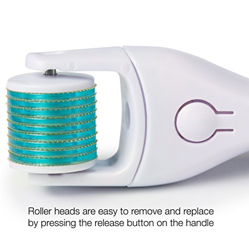 Derma Roller Microneedle 6 Piece Kit [DERMAROLL by Prosper Beauty] Face Rolle...