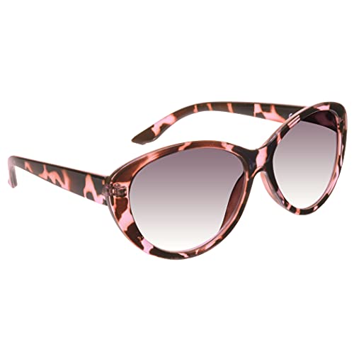 proSPORT | Cat Eye Womens Full Lens Tinted Reading Sunglass Rose Tortoise Fra...