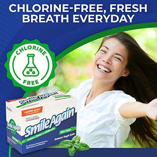 Smile Again Denture, Mouth Guard, Night Guard, Retainer Cleaner and Disinfect...
