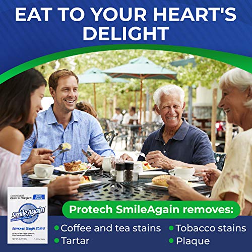 Smile Again Denture, Mouth Guard, Night Guard, Retainer Cleaner and Disinfect...