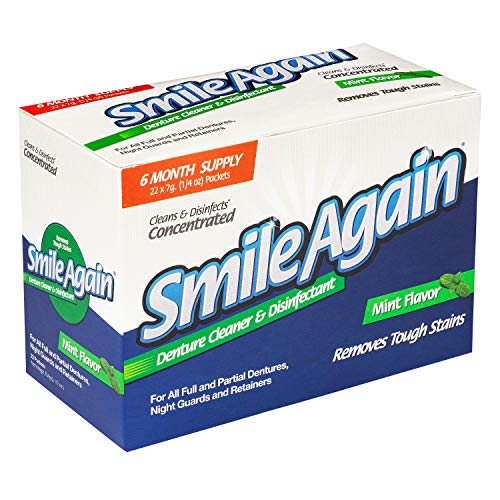 Smile Again Denture, Mouth Guard, Night Guard, Retainer Cleaner and Disinfect...