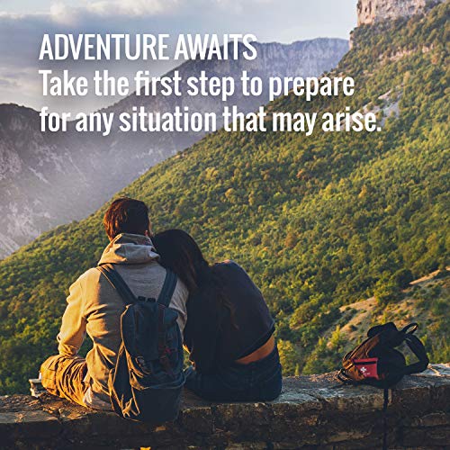 First Aid Kit - 100 Piece - Small First Aid Kit for Camping, Hiking, Backpack...