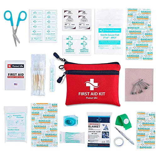 First Aid Kit - 100 Piece - Small First Aid Kit for Camping, Hiking, Backpack...