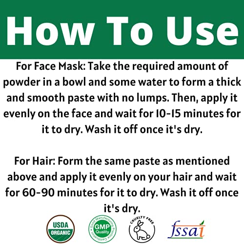 Organic Aloe Vera Powder for Hair & Face | Aloe Barbadensis | AloeVera Extrac...