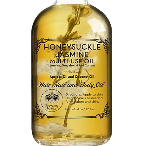 Honey Suckle Jasmine Multi-Use Oil for Face, Body & Hair - Hydrates Skin & Re...