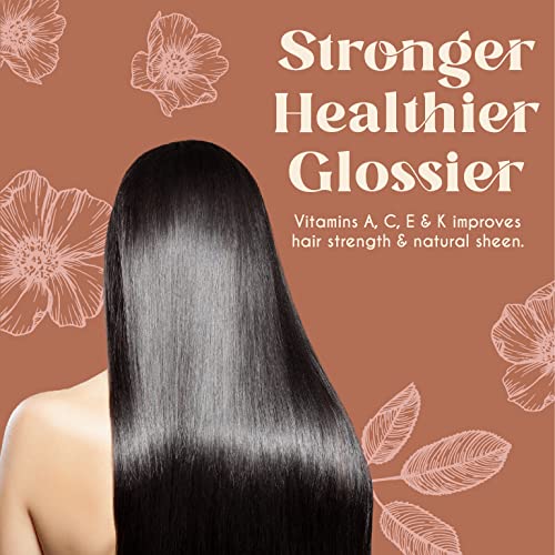 Rose Multi-Use Oil for Face, Body and Hair - Organic Blend of Apricot, Vitami...