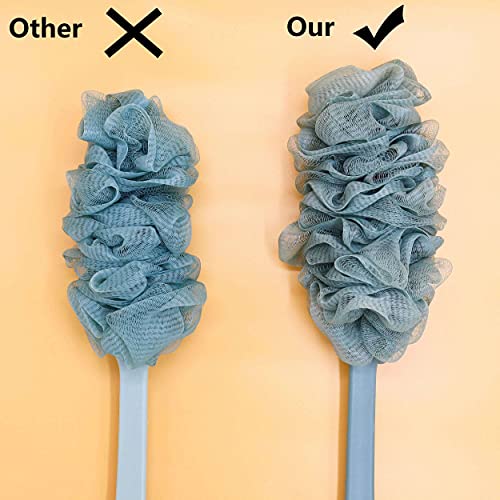 Prozklves Back Scrubber for Shower, Long Handle Back Loofah Shower Brush, Sof...