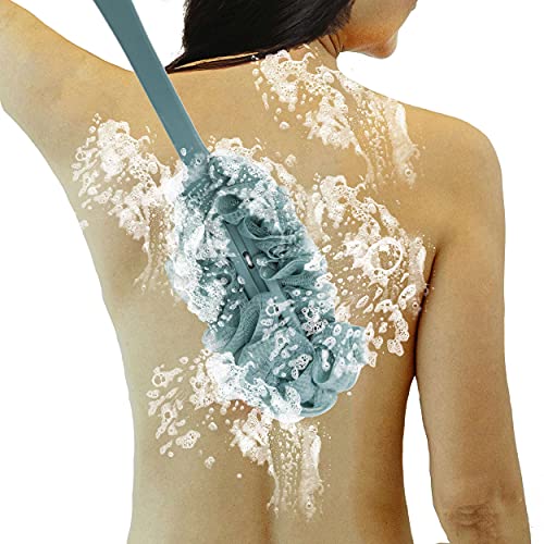 Prozklves Back Scrubber for Shower, Long Handle Back Loofah Shower Brush, Sof...
