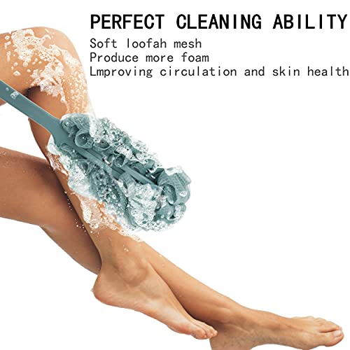 Prozklves Back Scrubber for Shower, Long Handle Back Loofah Shower Brush, Sof...