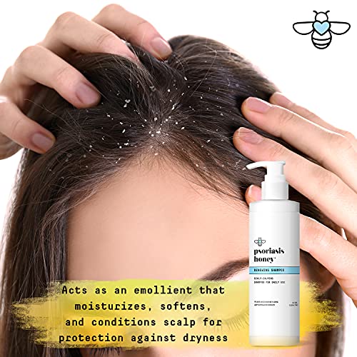 Psoriasis Honey Renewing Shampoo for Women and Men, Natural Shampoo with Arga...