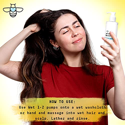 Psoriasis Honey Renewing Shampoo for Women and Men, Natural Shampoo with Arga...