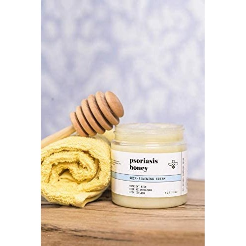 Psoriasis Honey Skin Renewing Cream for Intense Moisturizing - Relieves Dry, ...