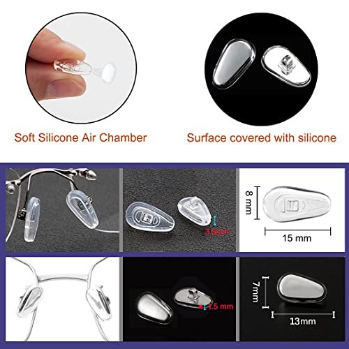 Eyeglass Repair Kit, PTSLKHN Sunglasses Repair Kit Include Air Chamber Eyegla...