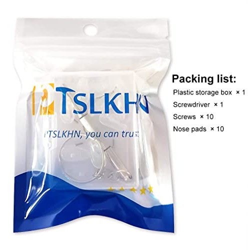 Soft Silicone Eyeglass Nose Pads, PTSLKHN Upgraded Air Chamber Eyeglasses Nos...