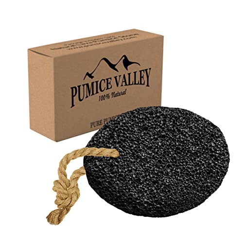 Pumice Stone - Natural Earth Lava Pumice Stone Black - Callus Remover for Fee...