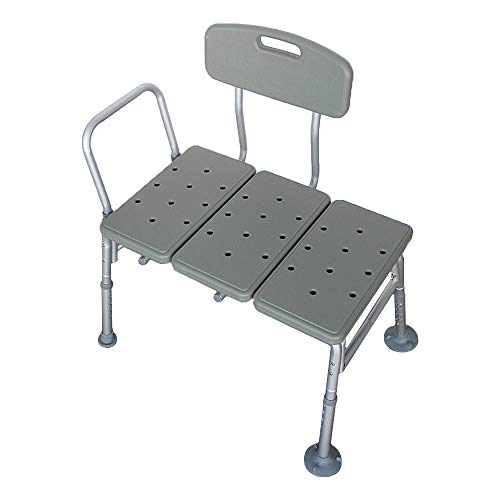 Pumpumly Elderly Bath Chair, Non-Slip 3 Blow Aluminium Alloy Elderly Bath Sea...