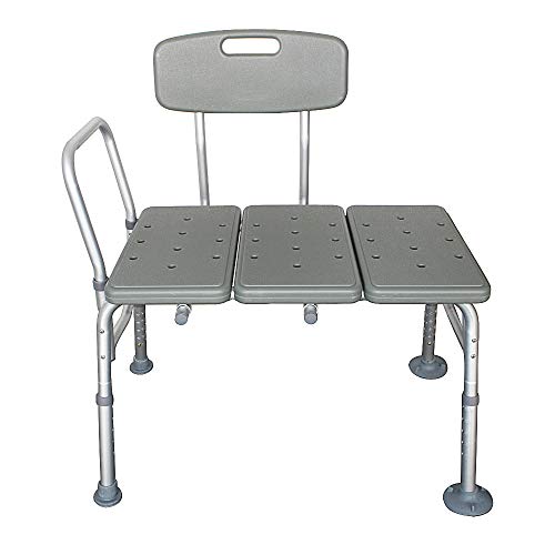 Pumpumly Elderly Bath Chair, Non-Slip 3 Blow Aluminium Alloy Elderly Bath Sea...