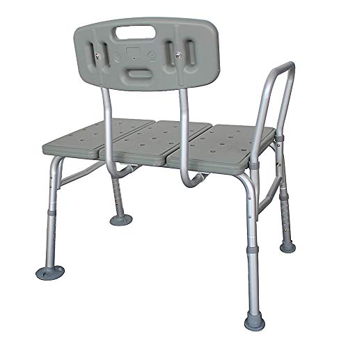 Pumpumly Elderly Bath Chair, Non-Slip 3 Blow Aluminium Alloy Elderly Bath Sea...