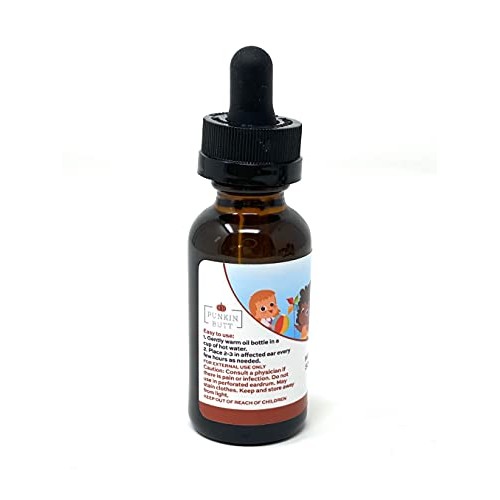 Punkin Butt Baby Ear Oil for Discomfort Relief | Organic Garlic, Mullein, Cal...