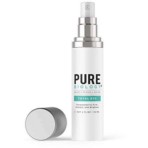 Pure Biology Premium Total Eye Cream | Under Eye Cream Anti Aging Serum with ...