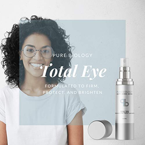 Pure Biology Total Eye Cream with Hyaluronic Acid | Baobab Oil & Anti Aging C...