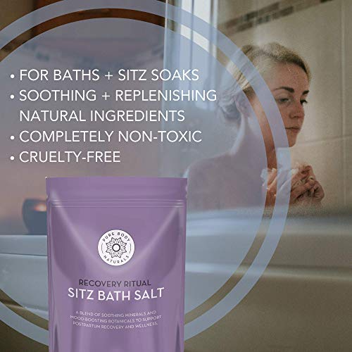 Sitz Bath Salt – Postpartum Care and Hemorrhoid Treatment – Natural Sitz Bath...