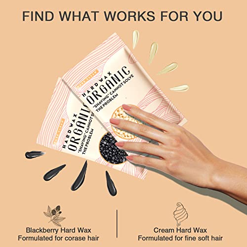 Waxing Kit Wax Warmer, PURECLEAN Hair Removal Home Waxing Kit With 4 Bags Har...