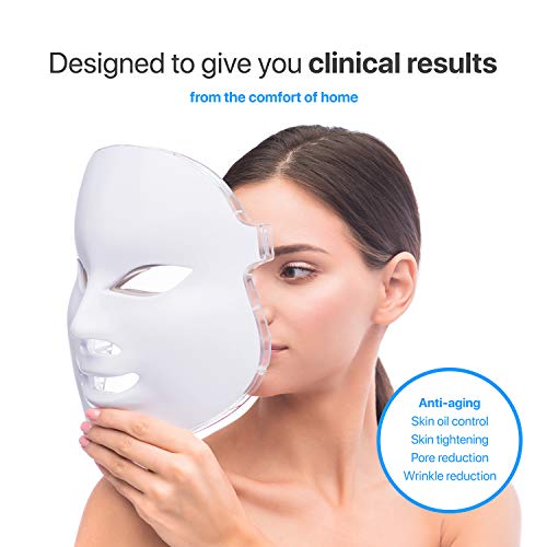 Luma LED Skin Therapy Mask - Home Skin Rejuvenation & Anti-Aging Light Therap...
