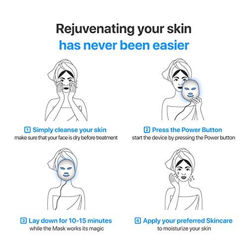 Luma LED Skin Therapy Mask - Home Skin Rejuvenation & Anti-Aging Light Therap...