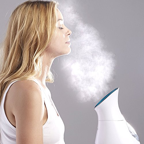 NanoSteamer Large 3-in-1 Nano Ionic Facial Steamer with Precise Temp Control ...