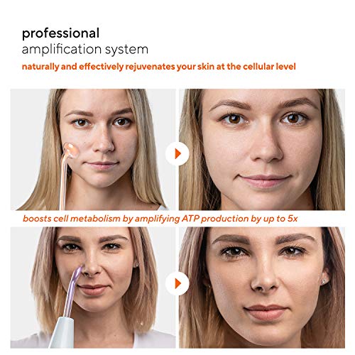 NuDerma Professional Skin Therapy Wand - Portable High Frequency Skin Therapy...