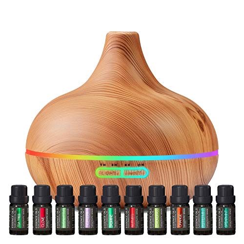 Ultimate Aromatherapy Diffuser & Essential Oil Set - Ultrasonic Diffuser & To...
