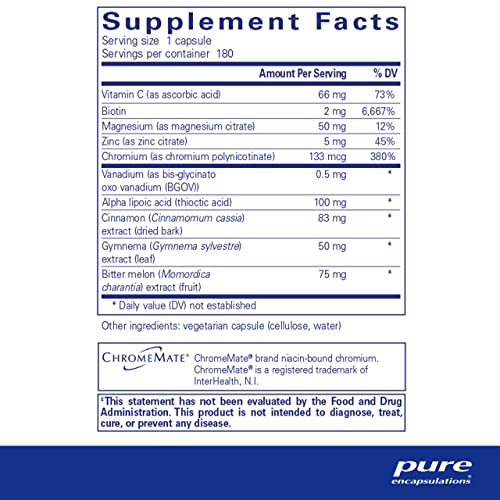 Pure Encapsulations - GlucoFunction - Comprehensive Support for Healthy Gluco...