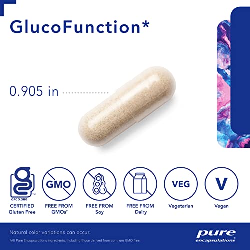 Pure Encapsulations - GlucoFunction - Comprehensive Support for Healthy Gluco...