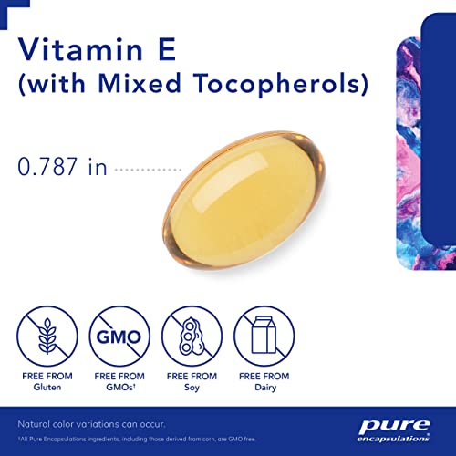 Pure Encapsulations Vitamin E (with Mixed Tocopherols) | Antioxidant Suppleme...