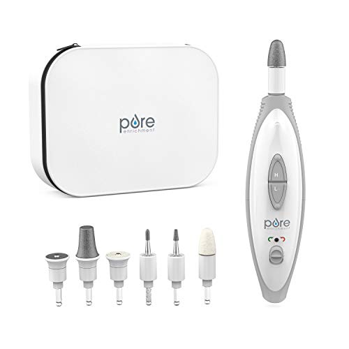 Pure Enrichment PureNails 10-Piece Professional Manicure and Pedicure Kit - E...