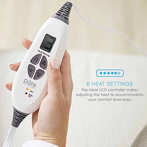 Pure Enrichment® PureRelief™ XL (12" x 24") Electric Heating Pad for Back Pai...