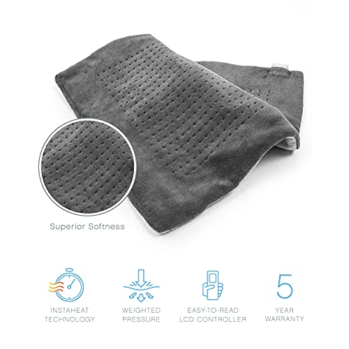 Pure Enrichment® PureRelief™ XXL (20" x 24") Electric Heating Pad for Back Pa...