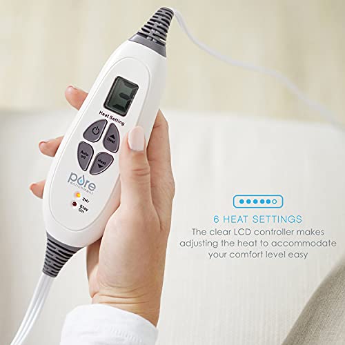 Pure Enrichment® PureRelief™ XXL (20" x 24") Electric Heating Pad for Back Pa...