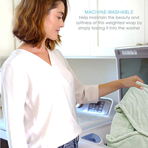 Pure Enrichment® WeightedWarmth™ Weighted Neck and Shoulder Heating Pad - 5.5...