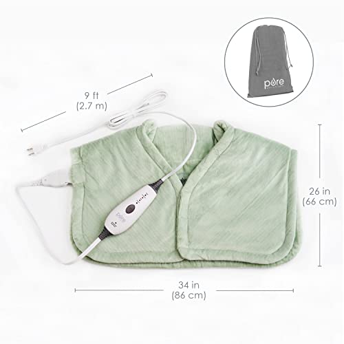 Pure Enrichment® WeightedWarmth™ Weighted Neck and Shoulder Heating Pad - 5.5...