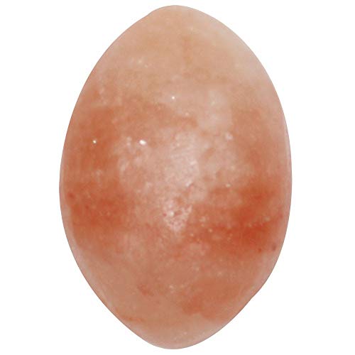 Pure Himalayan Salt Works Oval Massage Stone, Pink Crystal Hand-Carved Stone ...