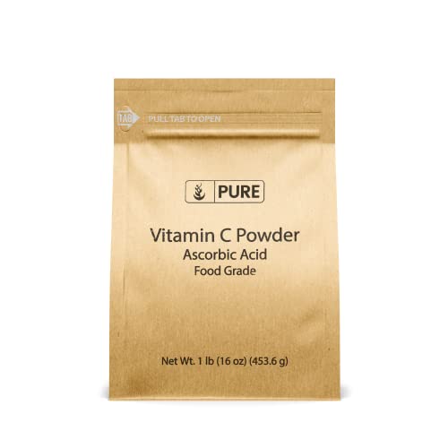 Pure Original Ingredients Vitamin C Powder (1 lb) Ascorbic Acid, Non GMO, Die...